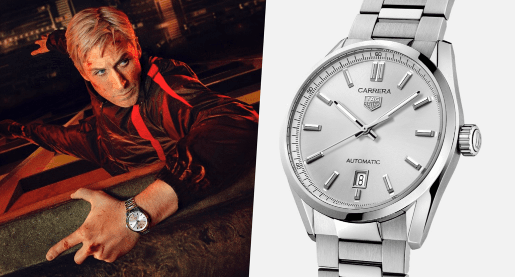 Ryan Gosling reps TAG Heuer in new film “The Gray Man”