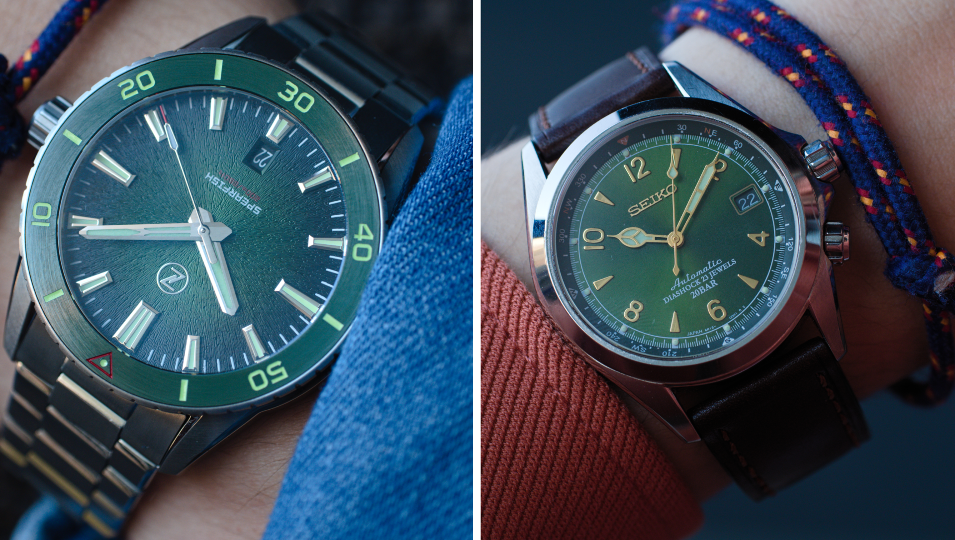 Green dials and what the hell to pair them with