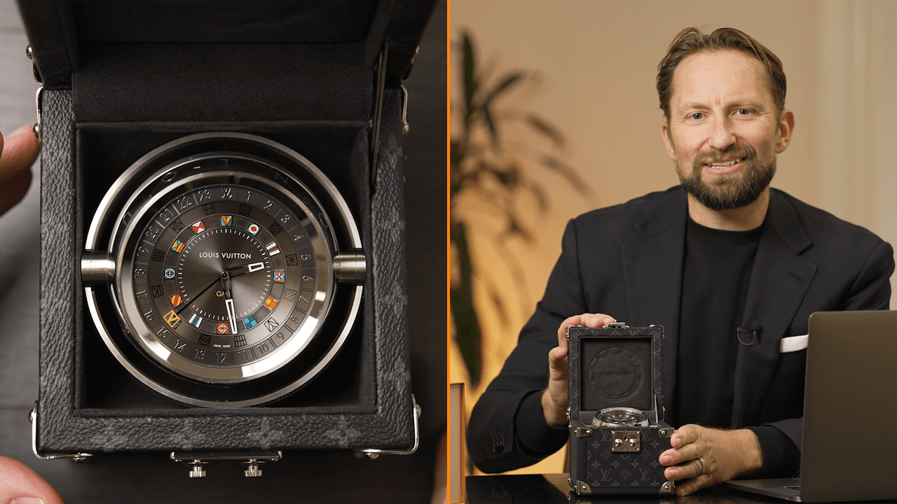 Louis Vuitton watch case set novelty