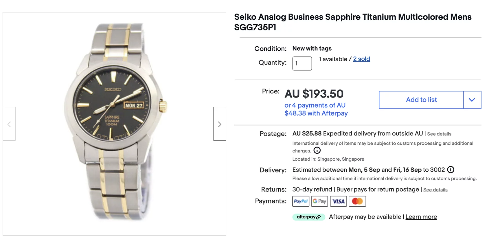 How did my $200 Seiko become worth $1200?
