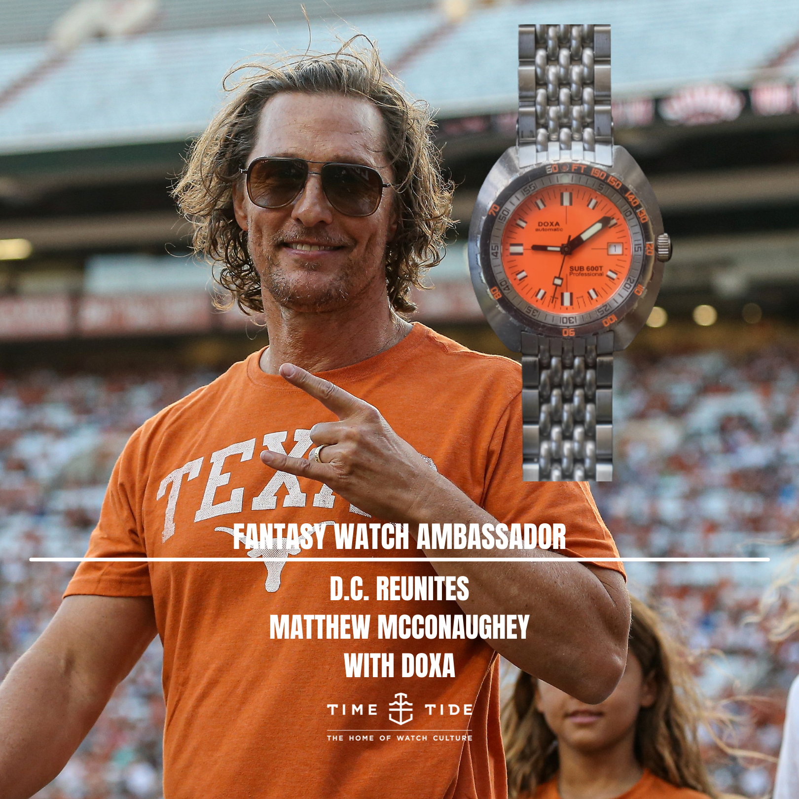 Fantasy Watch Ambassador: Matthew McConaughey and Doxa