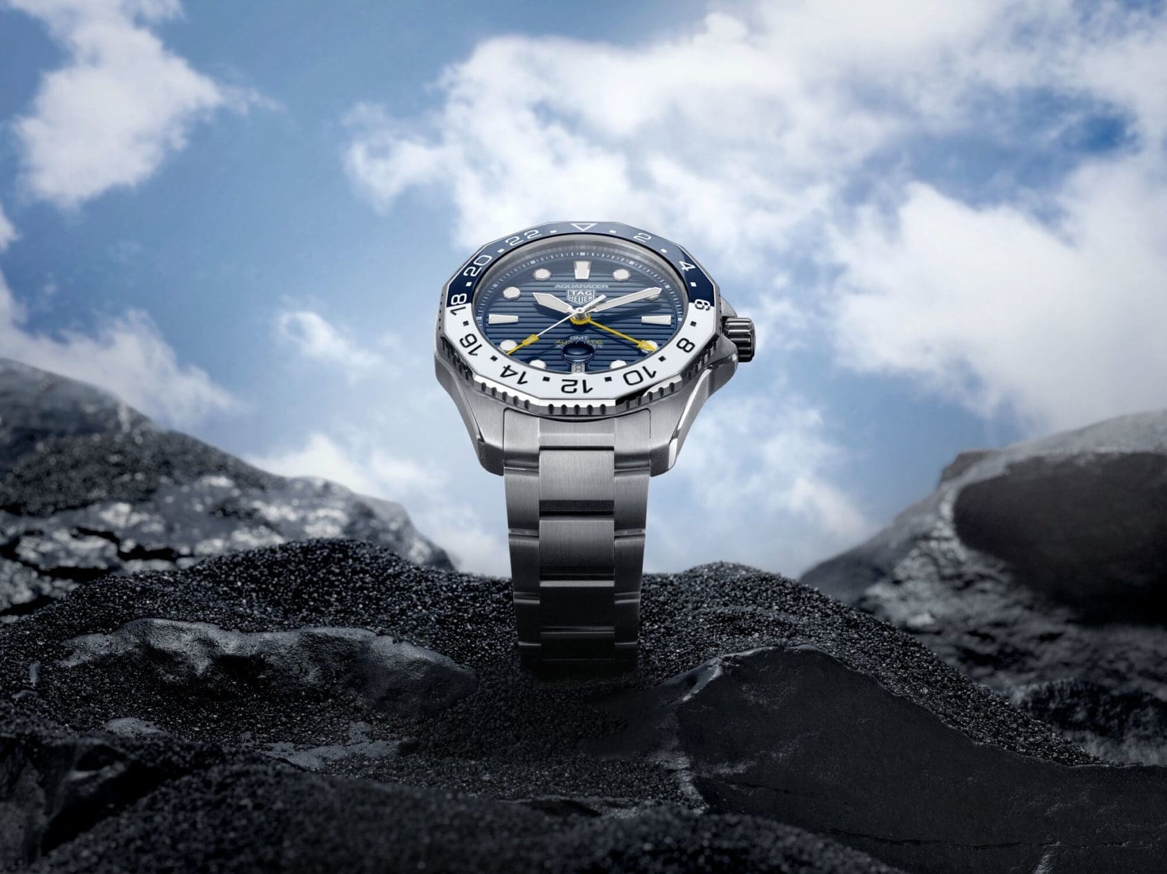TAG Heuer adds jet-set functionality to the Aquaracer GMT