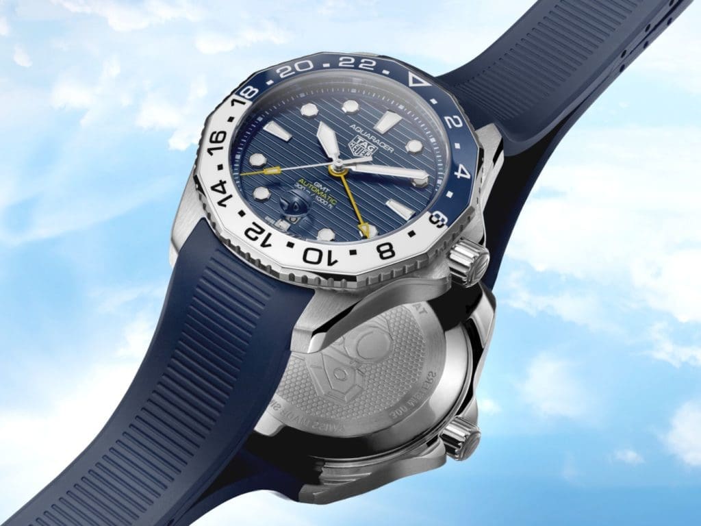 TAG Heuer adds jet-set functionality to the Aquaracer GMT
