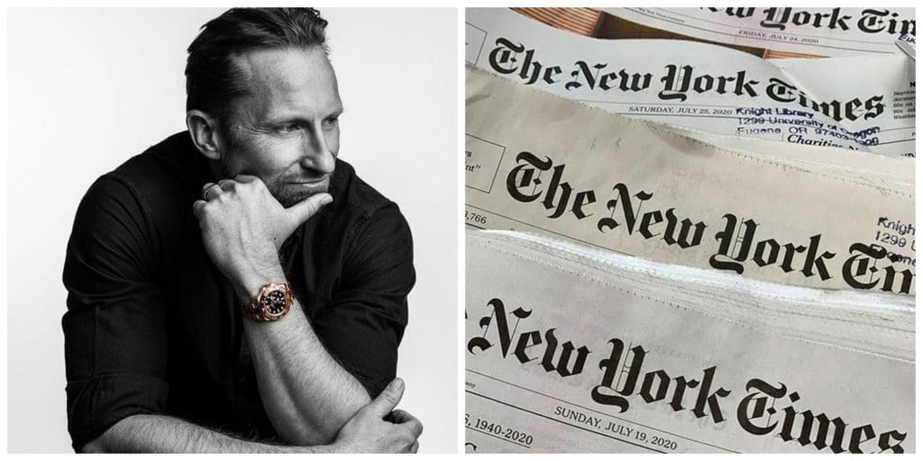 We can’t believe that Andrew said this about watches in the New York Times
