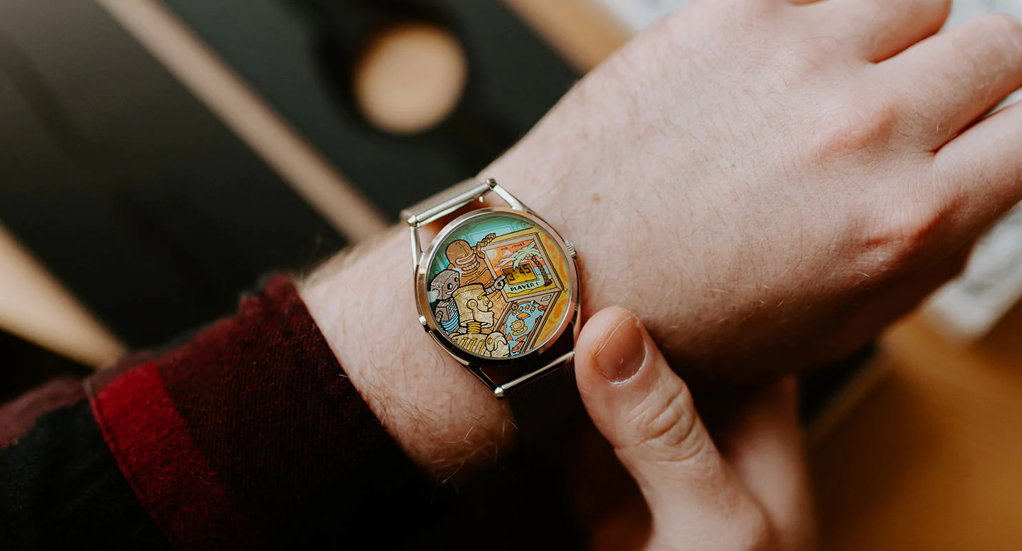 CHEAP THRILLS: Mr. Jones Watches will brighten your day every time you look at your wrist