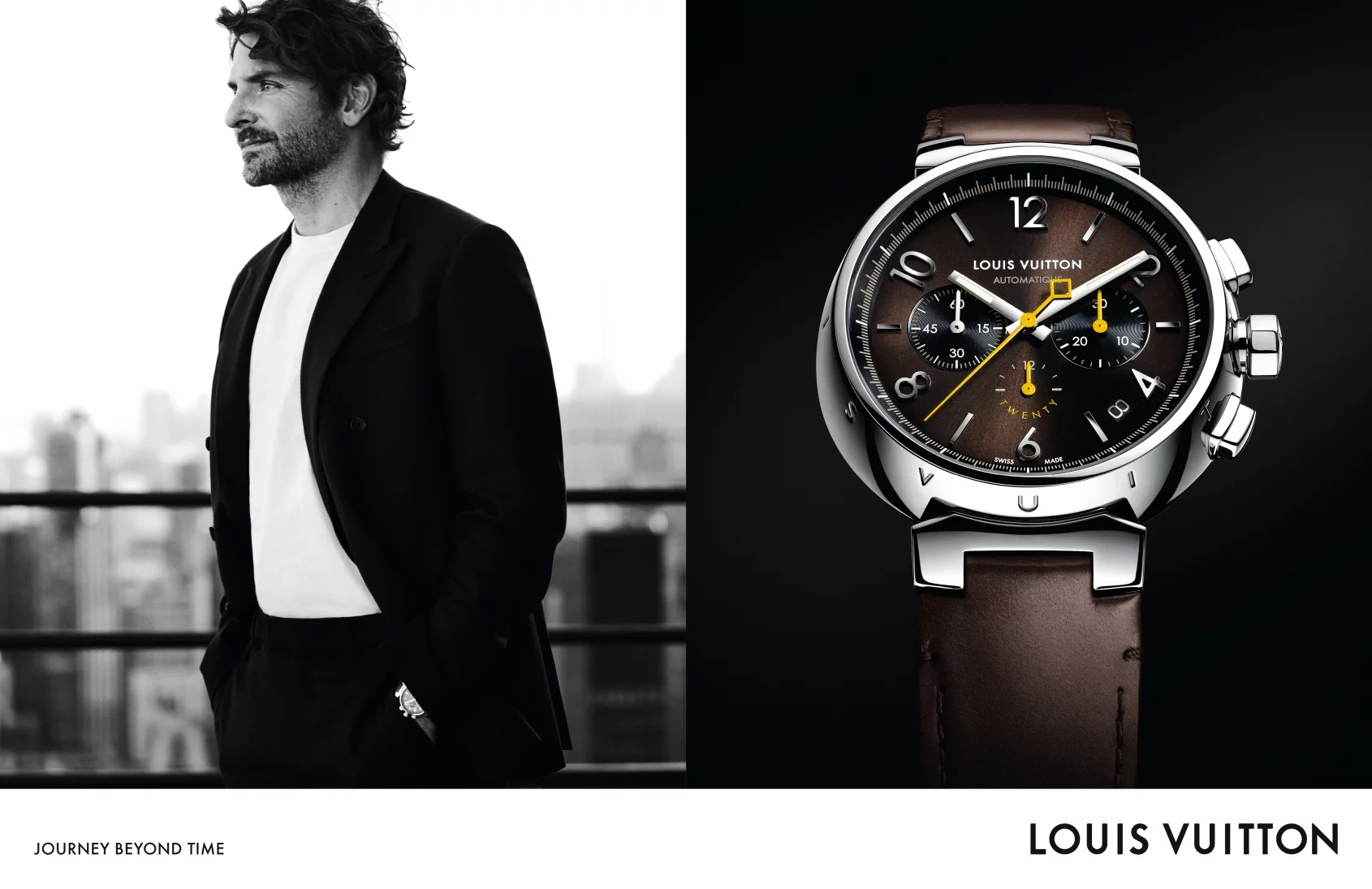 Bradley Cooper Rocks Louis Vuitton's New Tambour Watch in a Short