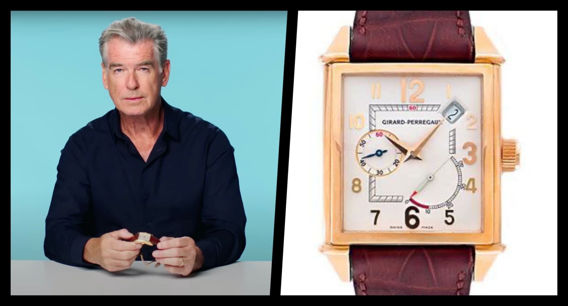 Pierce Brosnan recalls his “knee-shaking” watch purchase in British GQ video