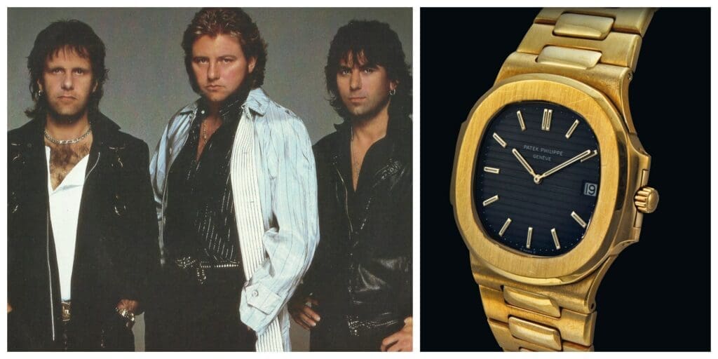 This is the first musical shoutout of Patek Philippe. And no, it’s not hip-hop, it’s prog-rock…