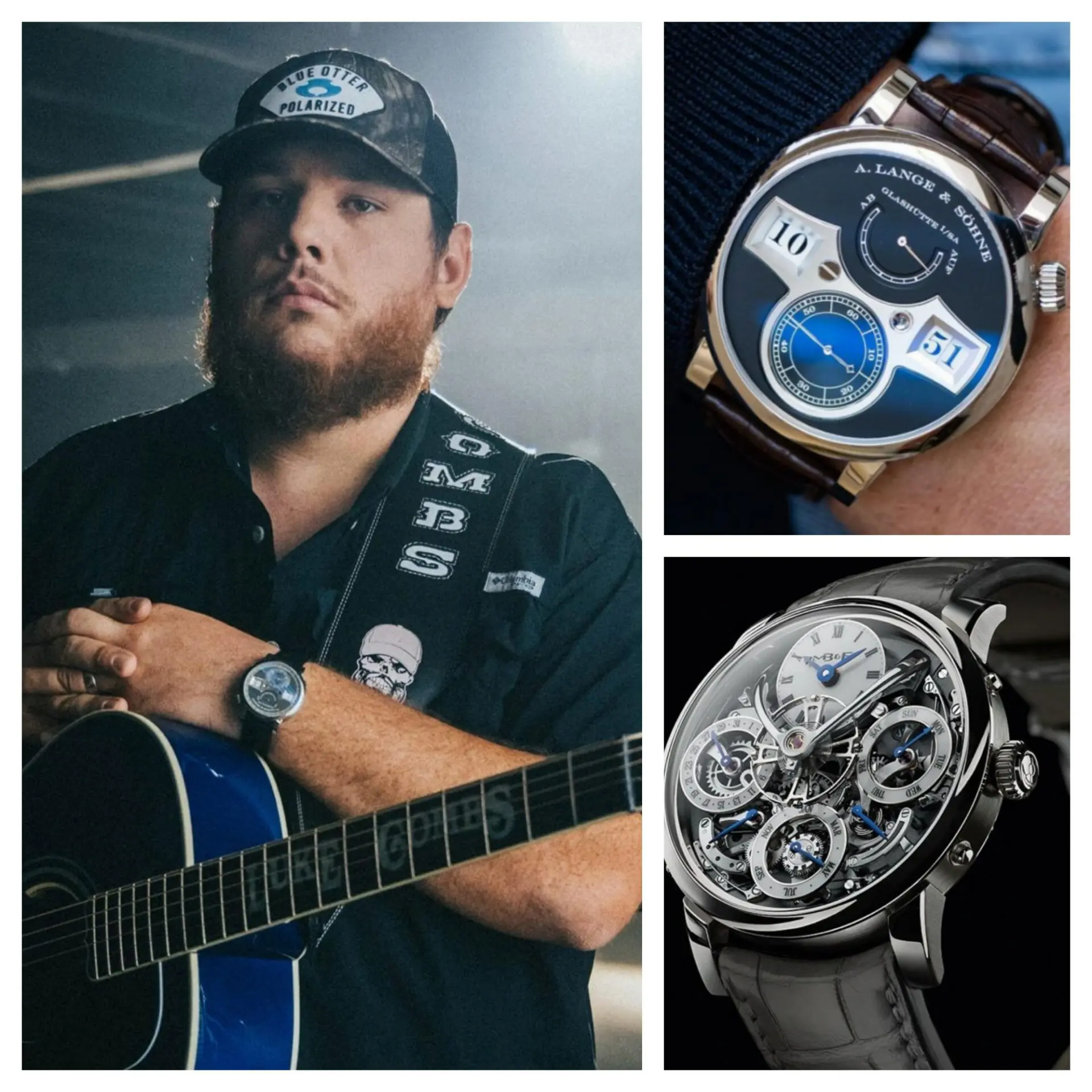 Country star Luke Combs is a high-end watch aficionado