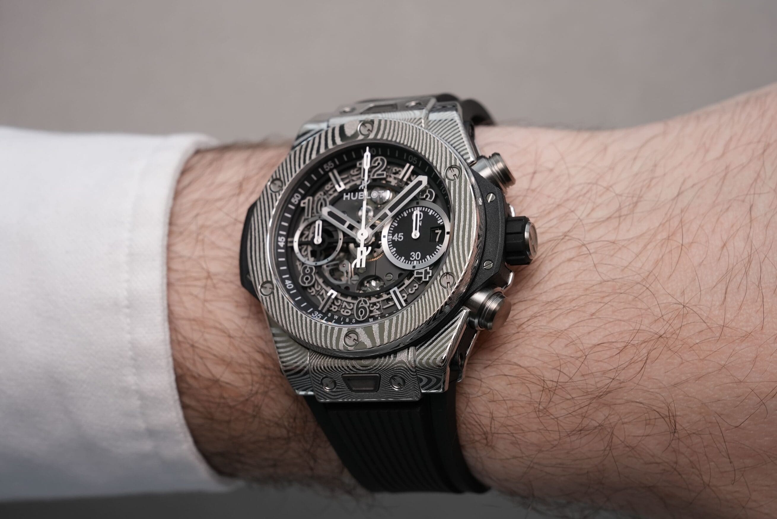HANDS-ON: The Hublot Big Bang Unico Gourmet cooks up something special with its Damascus steel case