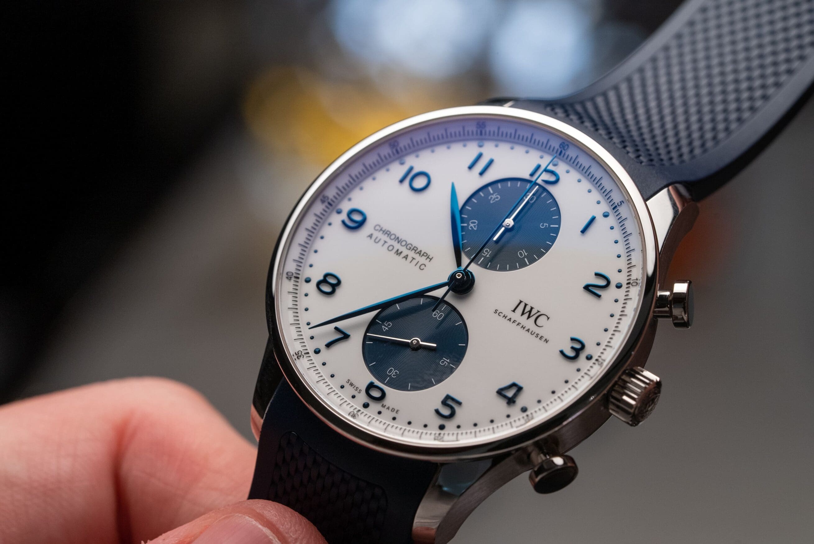 HANDS-ON: The new IWC Portugeiser Chronograph IW371620 is a near-perfect warm weather watch