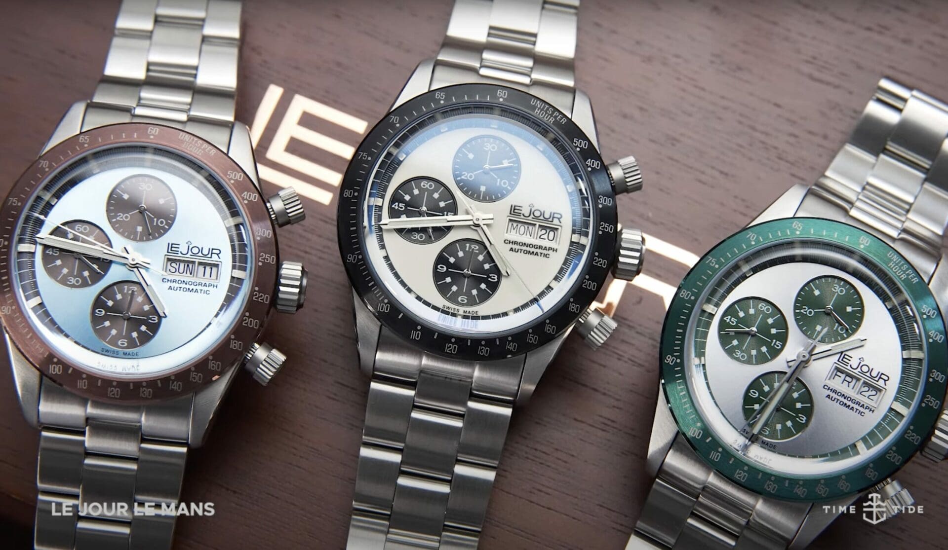 VIDEO: The Le Jour Le Mans Chronograph collection is hotwired with 1960s racing vibes