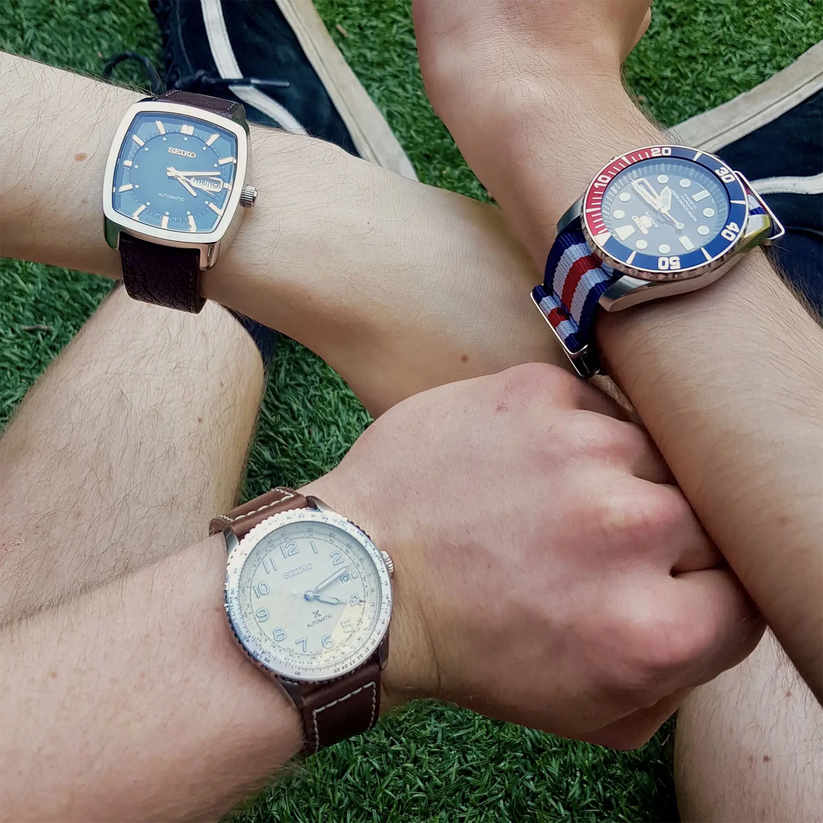 I bought four of my friends Seikos in 2019