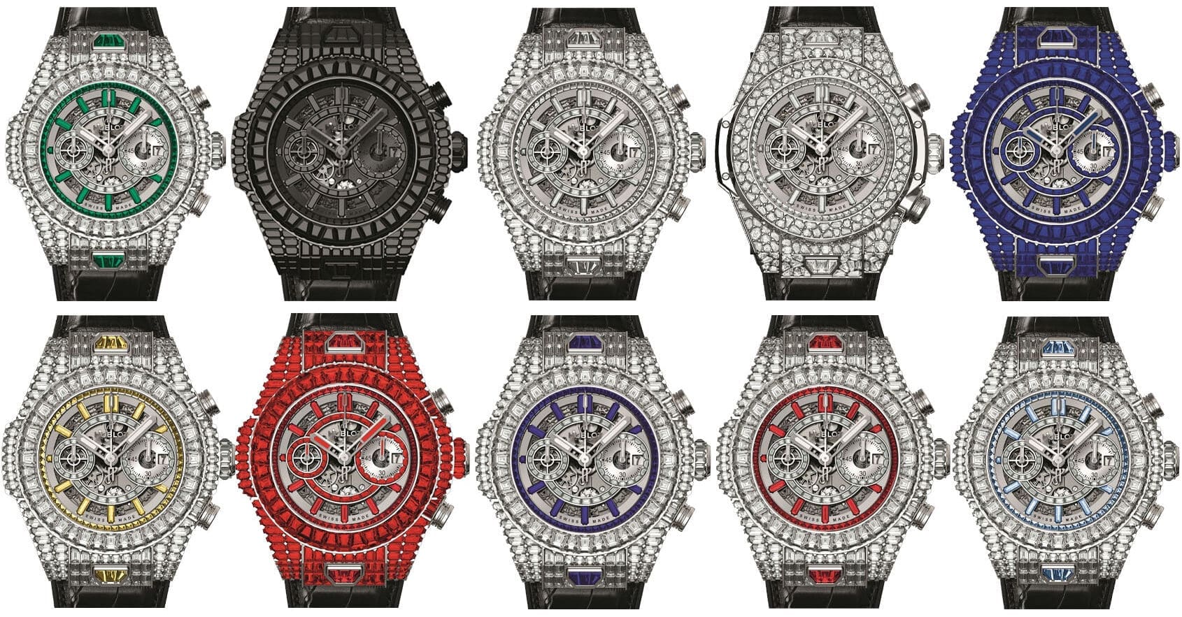 One Million Dollar Watches: Hublot Big Bang UNICO Haute Joaillerie  Collection