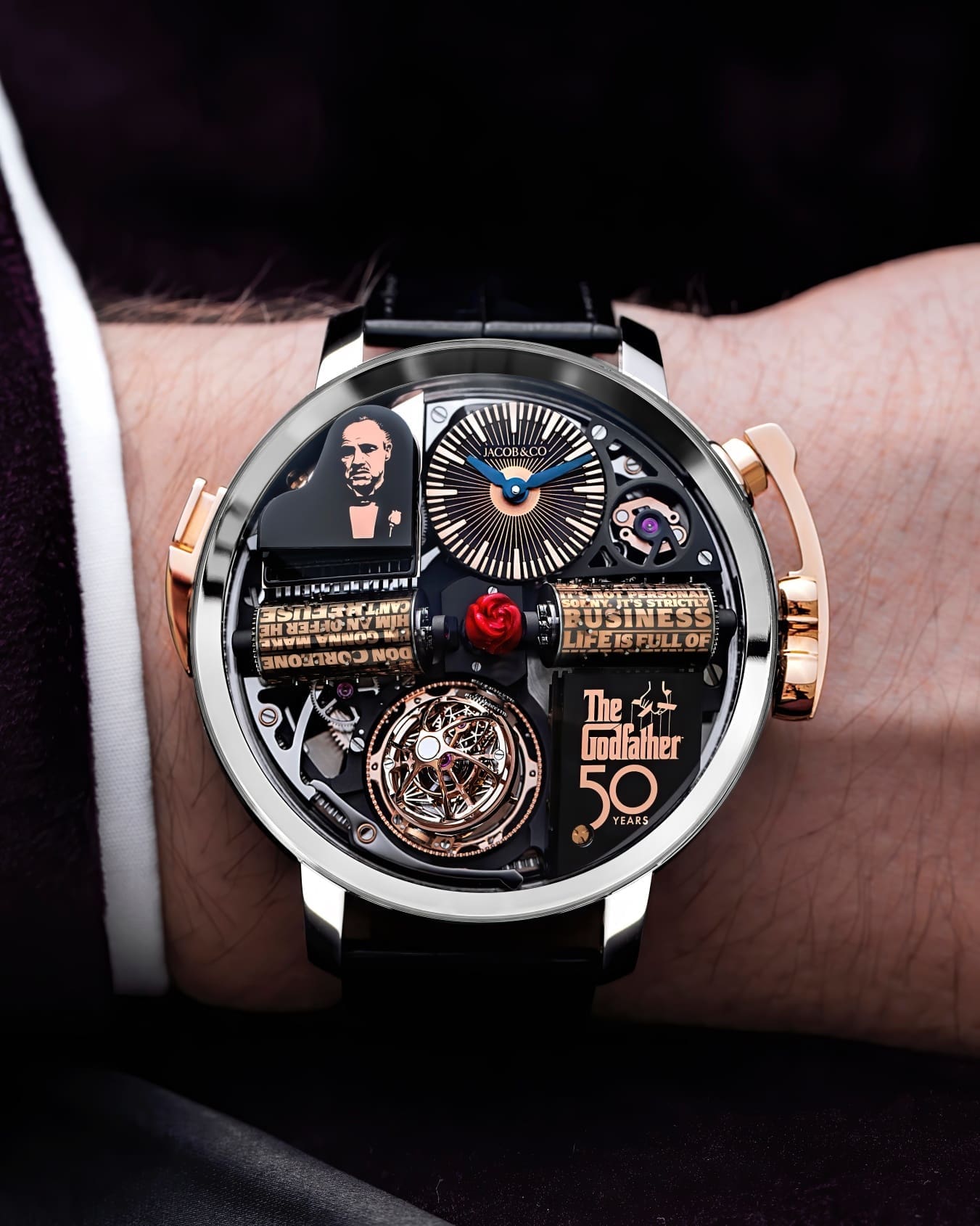 The Opera Godfather 50th Anniversary from Jacob & Co is a horological offer you can’t refuse
