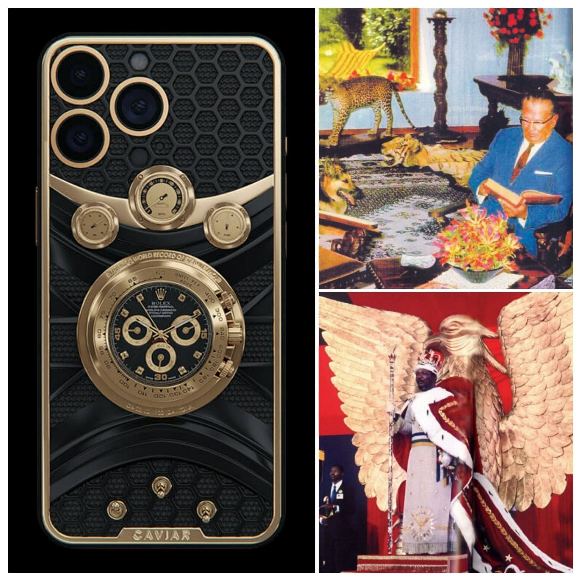 Modified with the dial of a Rolex Daytona, this iPhone is the ideal gift for a lunatic despot. Here’s why…