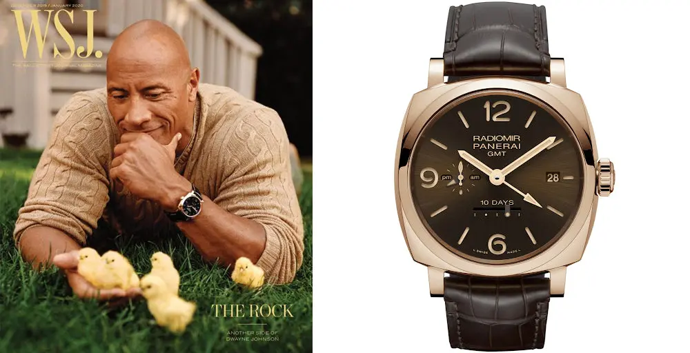 Panerai CEO reveals why The Rock is such a fan of the brand