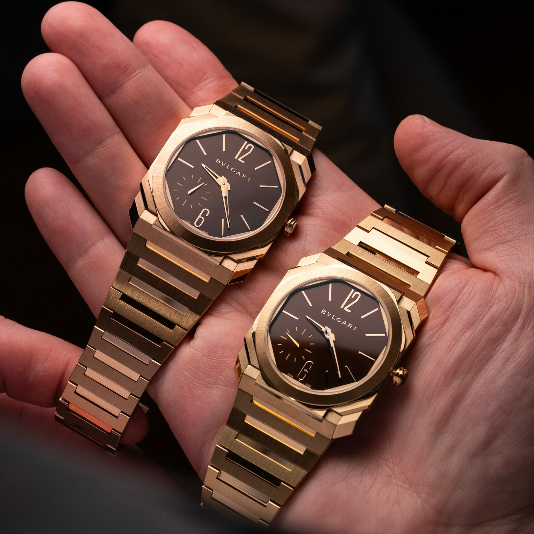 VIDEO: The new precious and polished Bulgari Octo Finissimo watches in rose and yellow gold