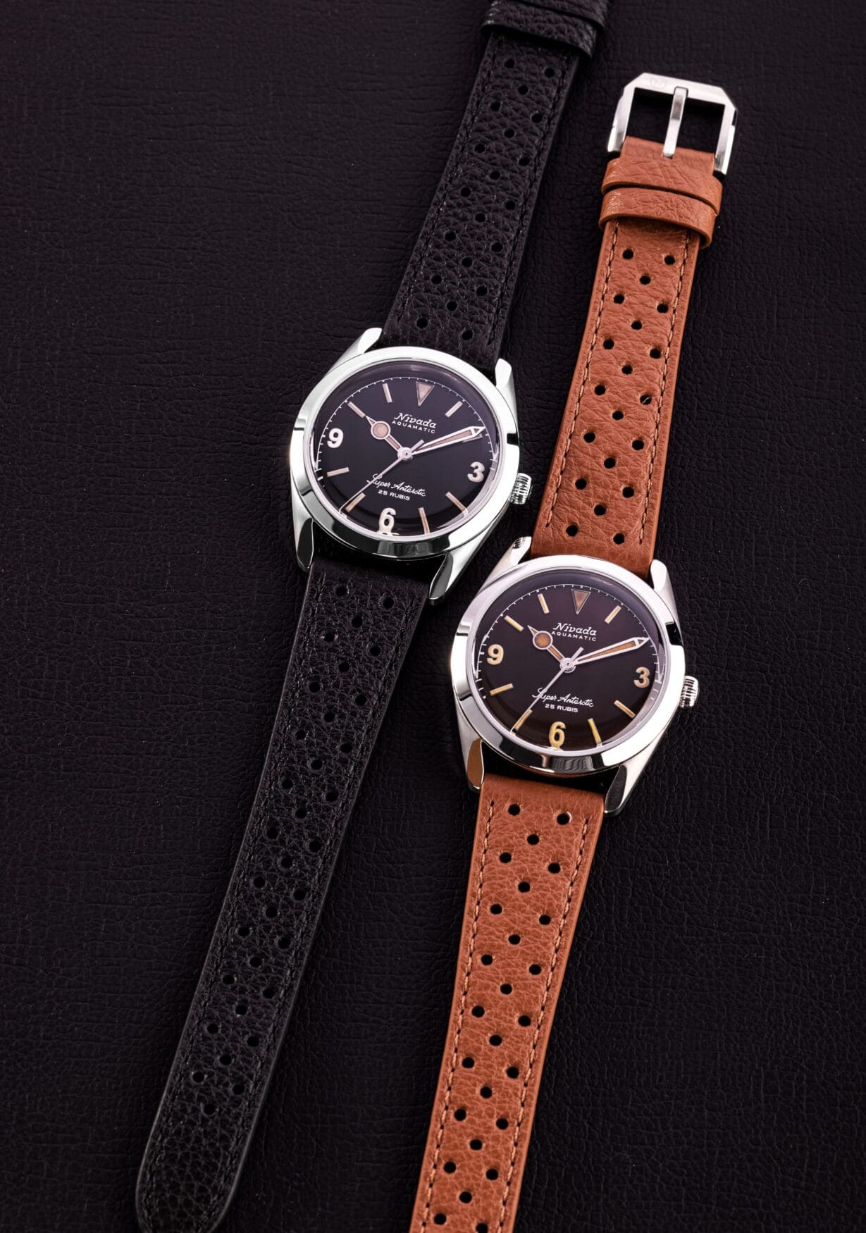 Go modern vintage with the Nivada Grenchen Super Antarctic 3/6/9