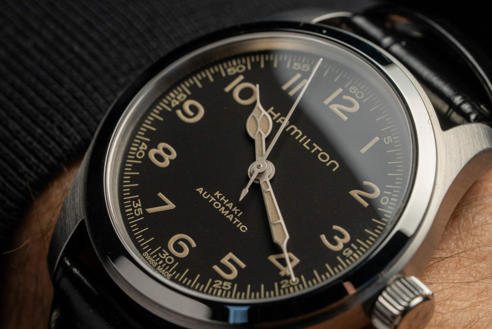 Hamilton khaki field on sale auto 38mm review