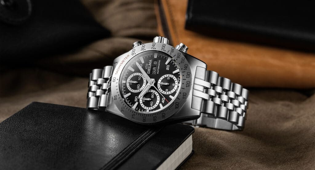 HANDS-ON: The Delma Montego is a bold chronograph with plenty of macho swagger