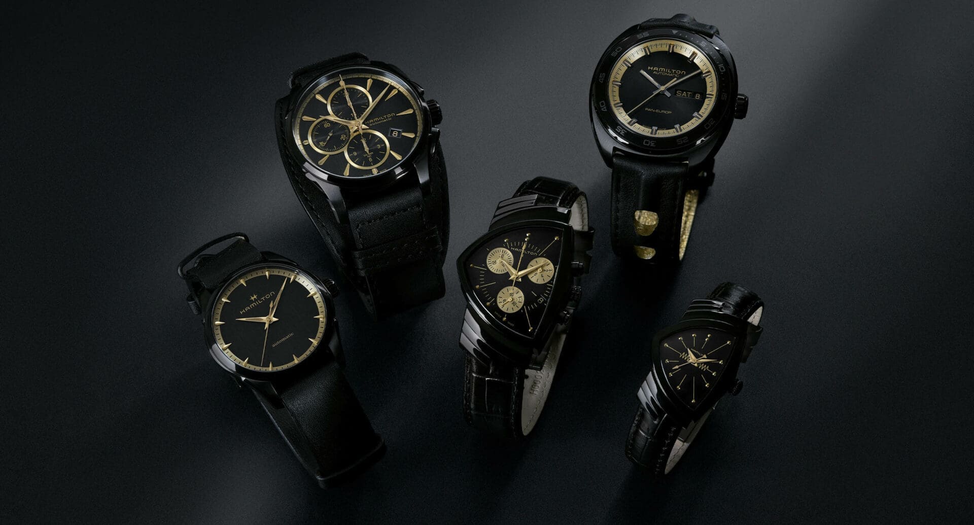 INTRODUCING: The Hamilton Black and Gold Capsule collection