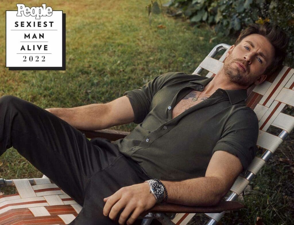 Chris Evans unveiled as People Magazine’s Sexiest Man Alive while wearing this watch…