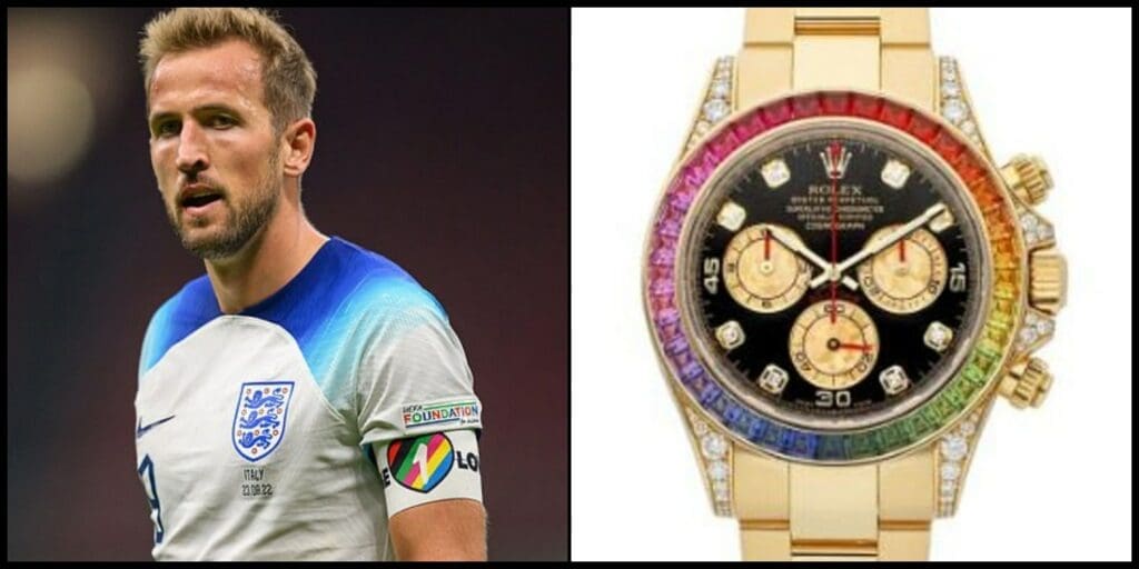 Did Harry Kane just make a cheeky Rolex protest at the Doha World Cup?