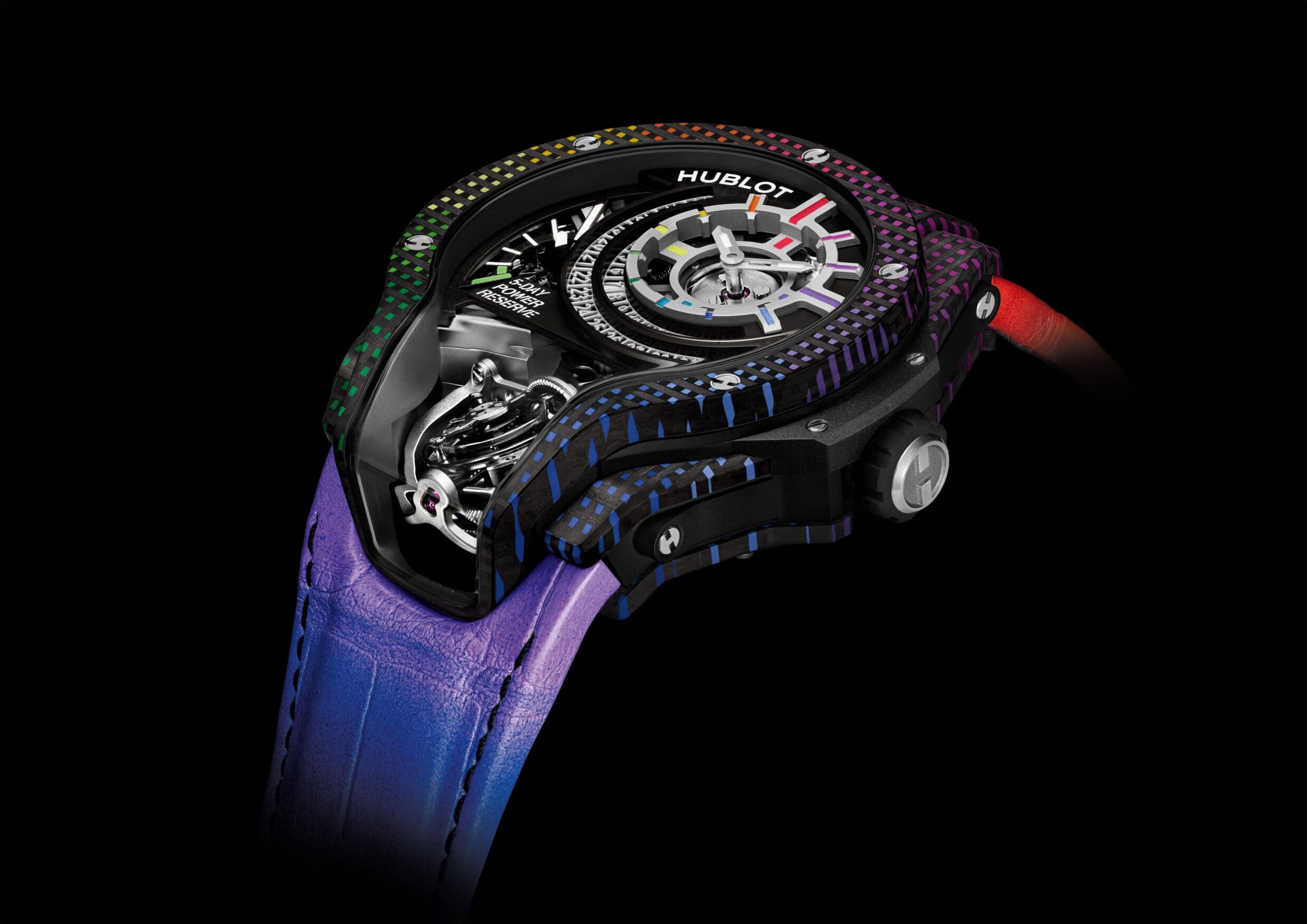 Pushing case design with the Hublot MP-09 Tourbillon Bi-Axis 5-Day Power Reserve