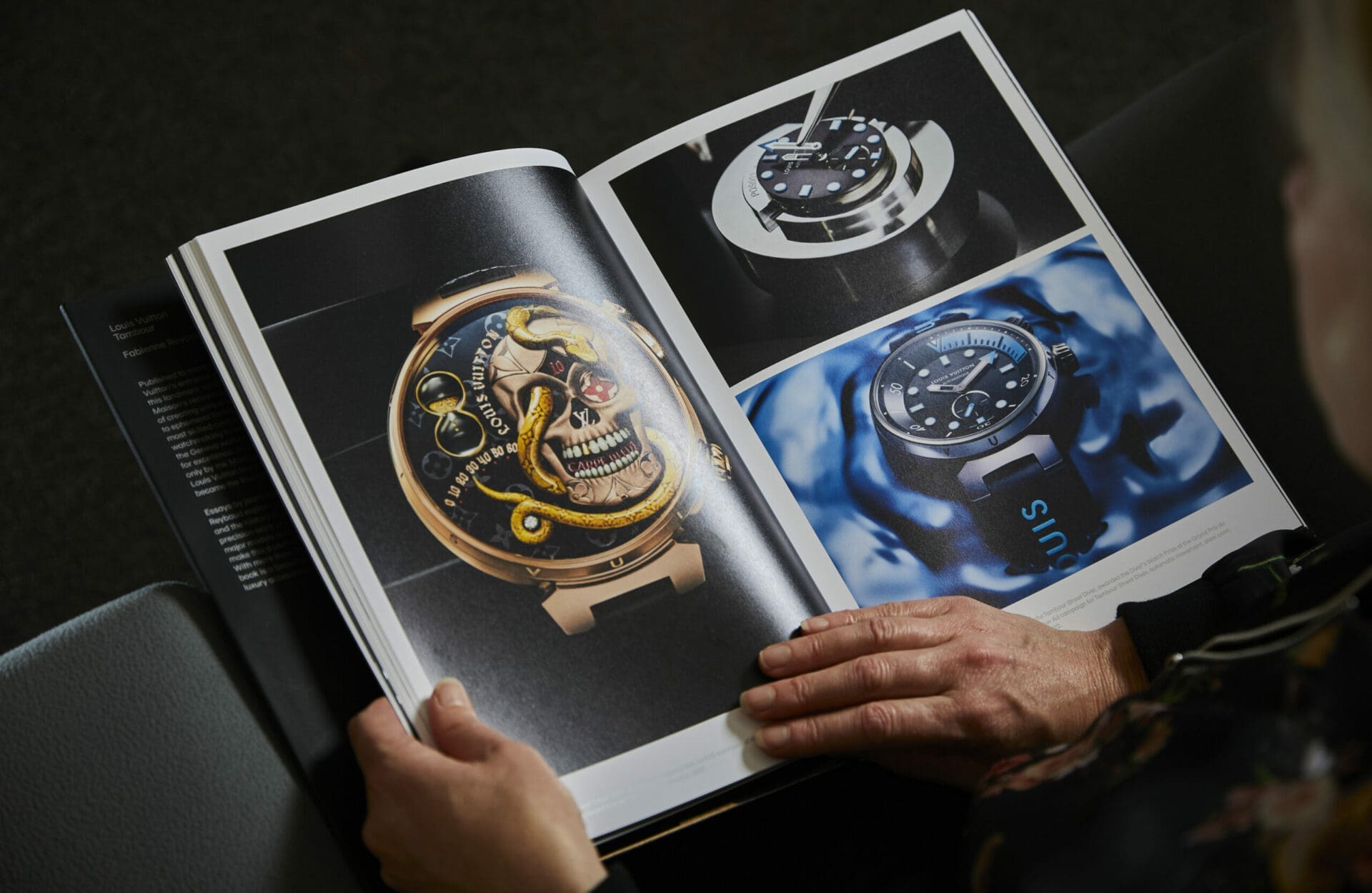 The Louis Vuitton Tambour book is like an in-depth biography of the brand’s favourite model