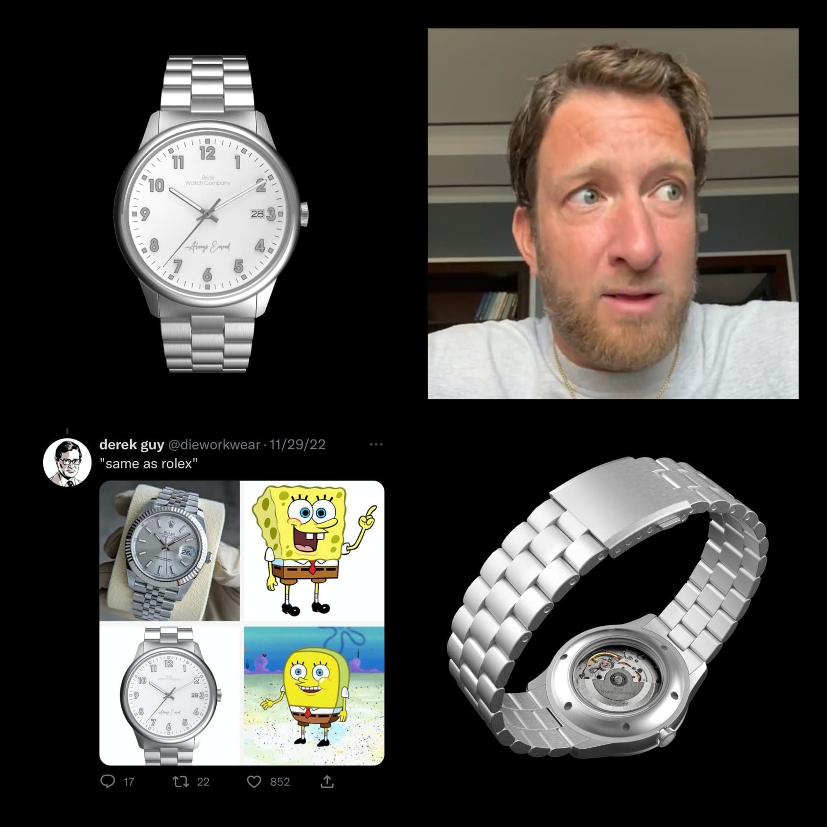 Barstool Sports “presidente” Dave Portnoy offends watch lovers with his new watch brand – then doubles down