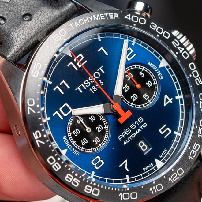 VIDEO: The Tissot PRS 516 Automatic Chronograph delivers the high-octane essence of modern racing
