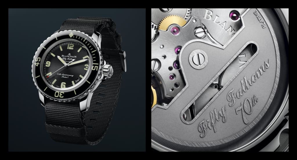 What is so special about the new Blancpain Fifty Fathoms 70th Anniversary Act 1?