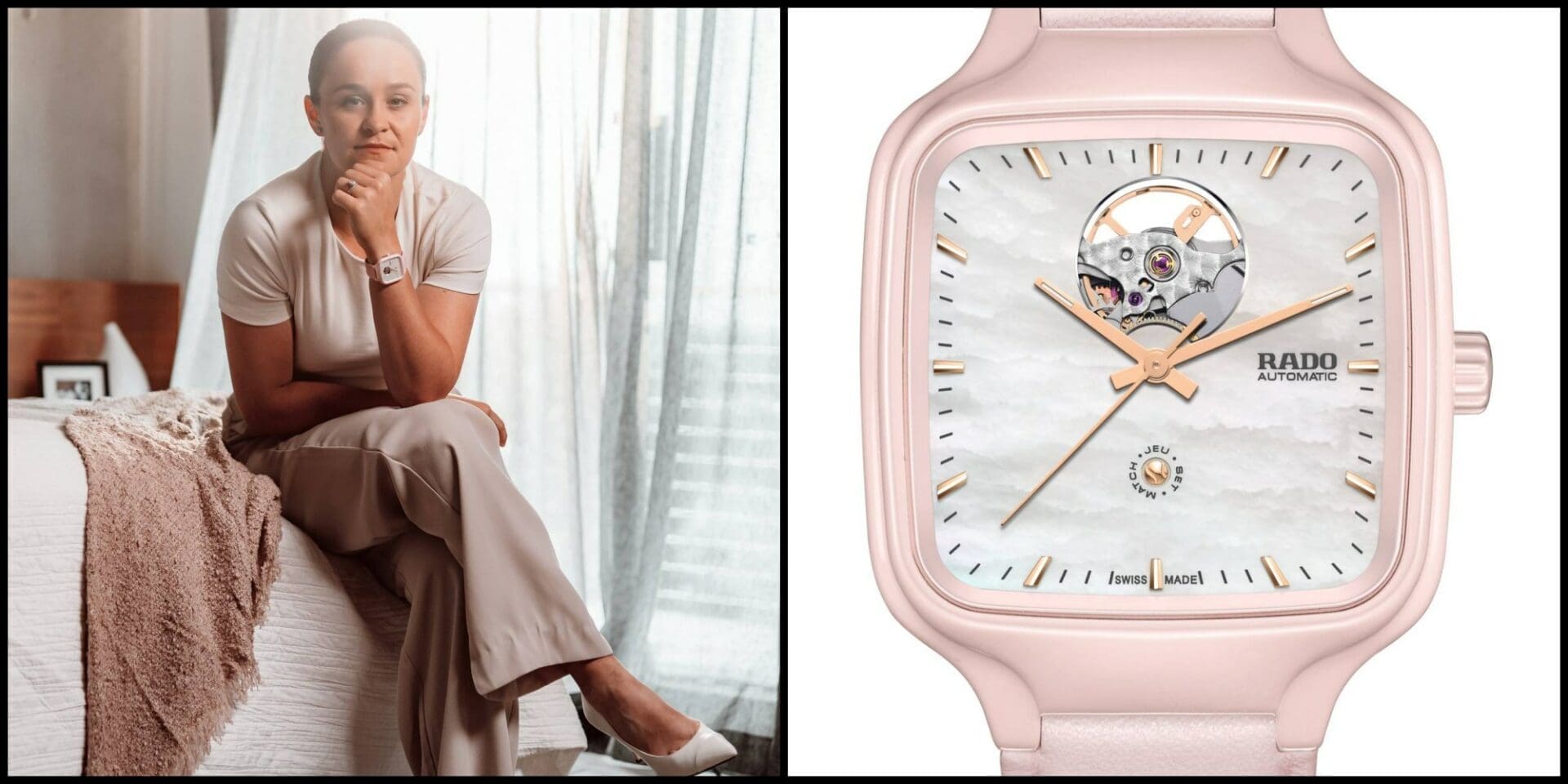 Ash Barty collaborates on a new Rado True Square inspired by her mum