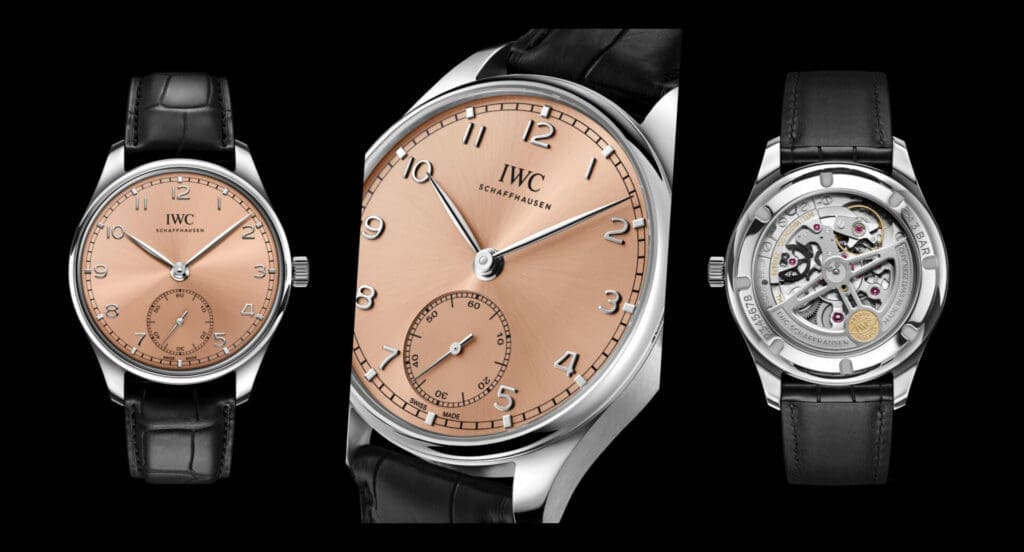 INTRODUCING: IWC give their Portugieser Automatic 40 a salmon makeover
