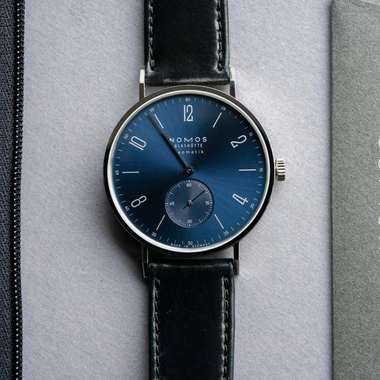VIDEO: How the new NOMOS Tangente Blaugold fits into the iconic line-up -  Time and Tide Watches