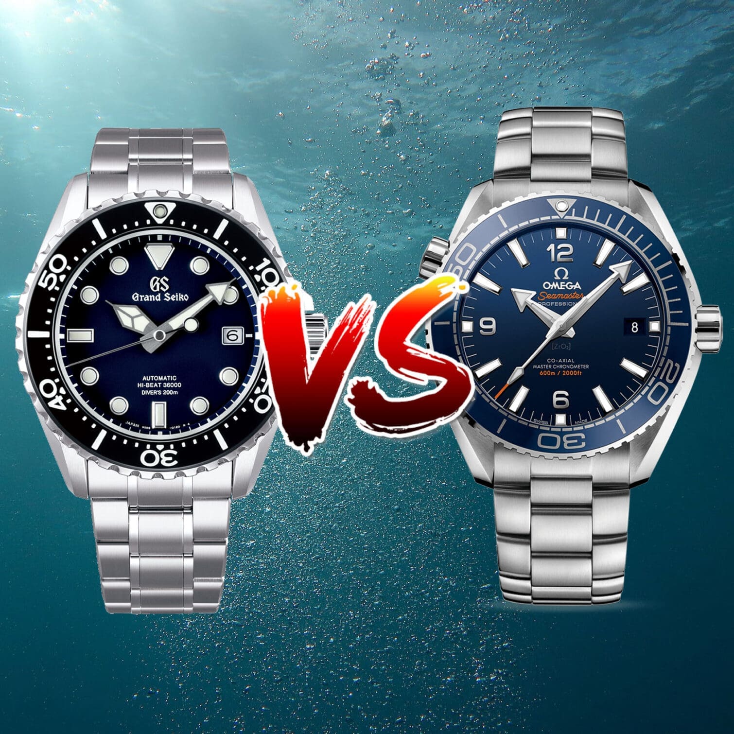 VERSUS: The Grand Seiko SBGH289 and Omega Seamaster Planet Ocean 600M divers duke it out