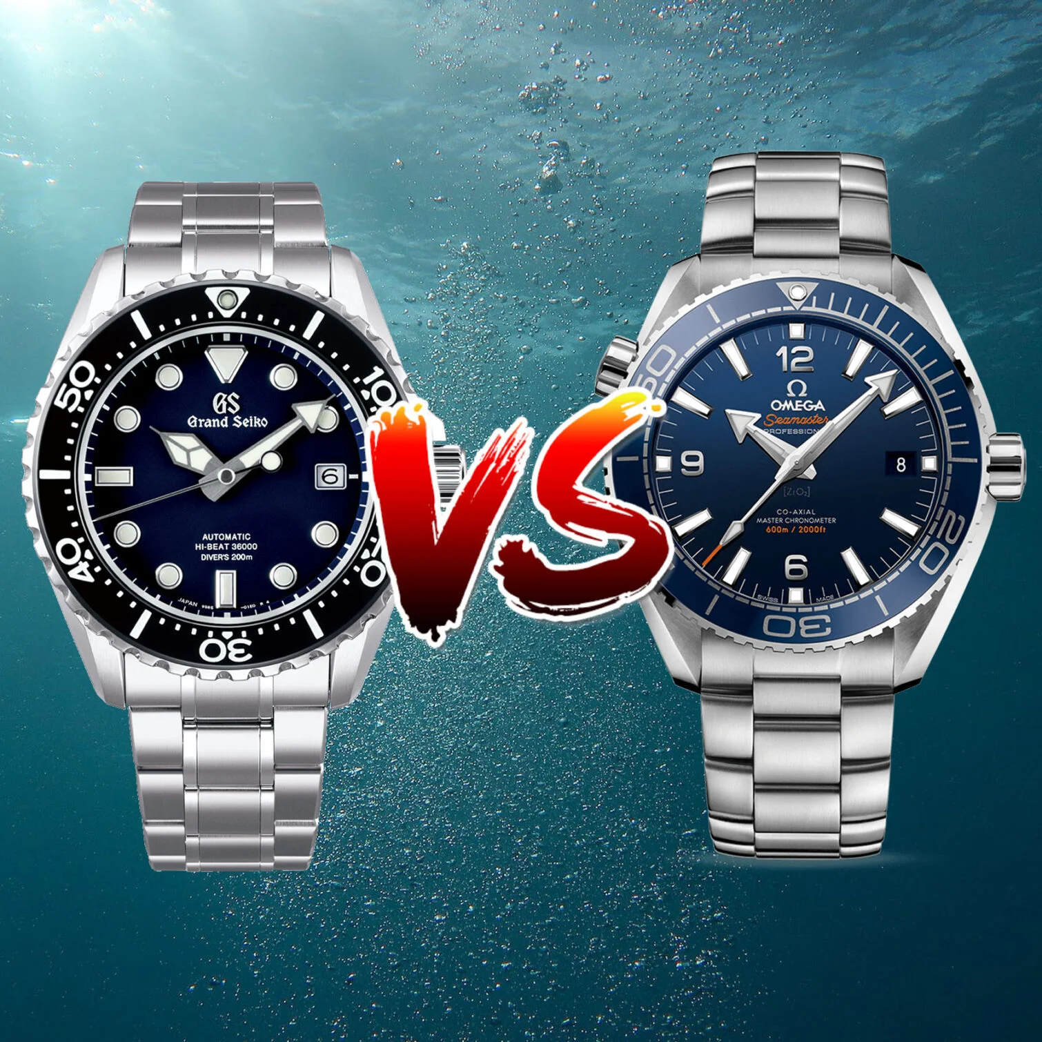 VERSUS: The Grand Seiko SBGH289 and Omega Planet Ocean