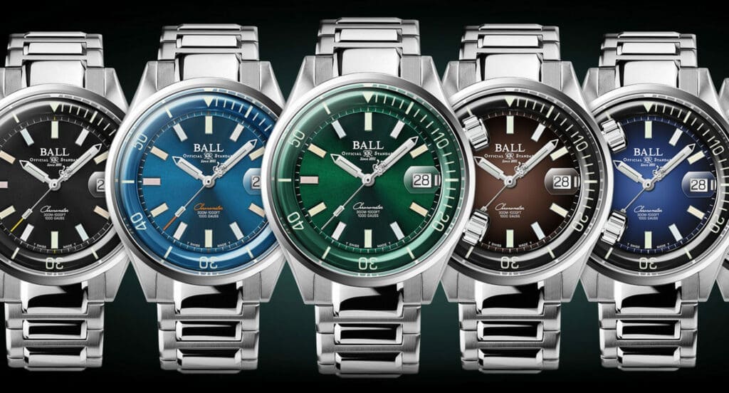 INTRODUCING: The Ball Engineer Master II Diver Chronometer comes in 6 lip-smacking flavours