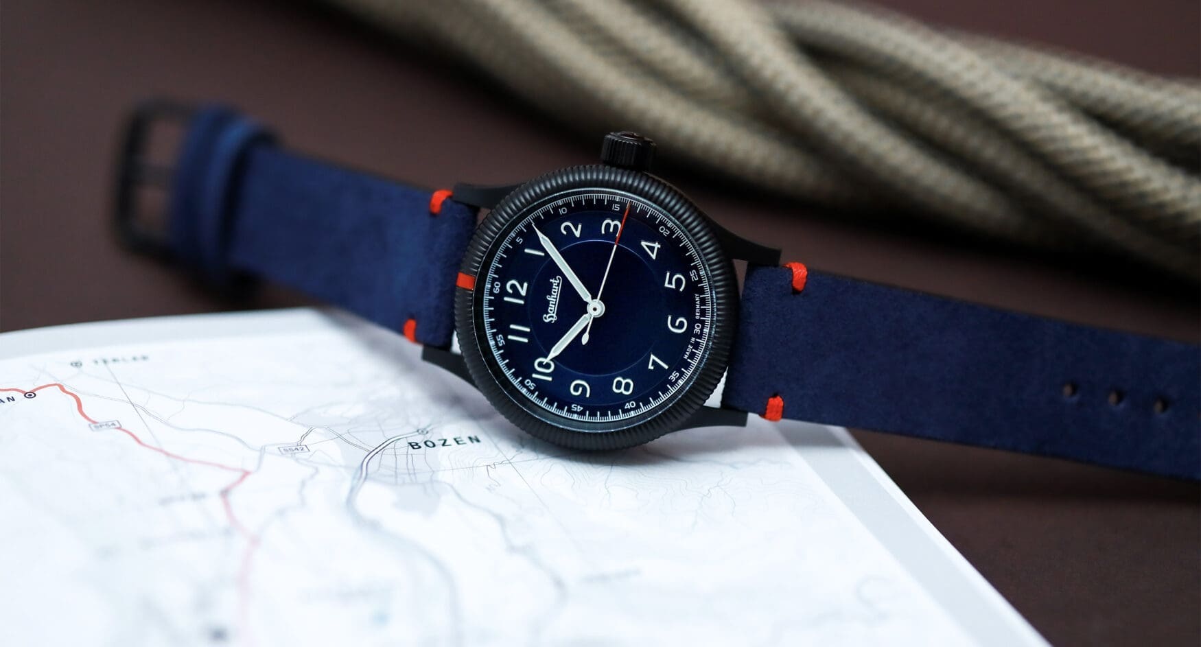 INTRODUCING: The Hanhart Pioneer Flieger One NightBlue delivers a contemporary twist on an old favourite