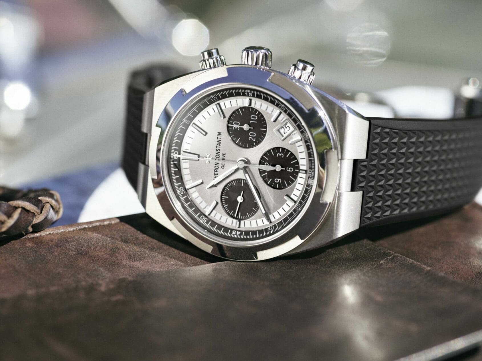 INTRODUCING The Vacheron Constantin Overseas Chronograph Panda is the sportiest version yet