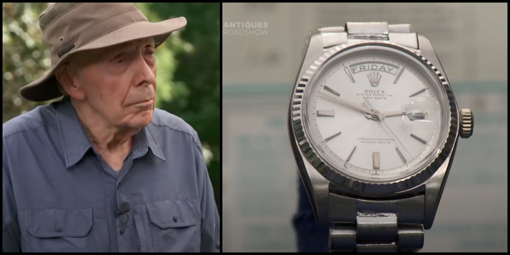 Antiques Roadshow delivers the feels (again) with this old solider’s white-gold Rolex Day-Date