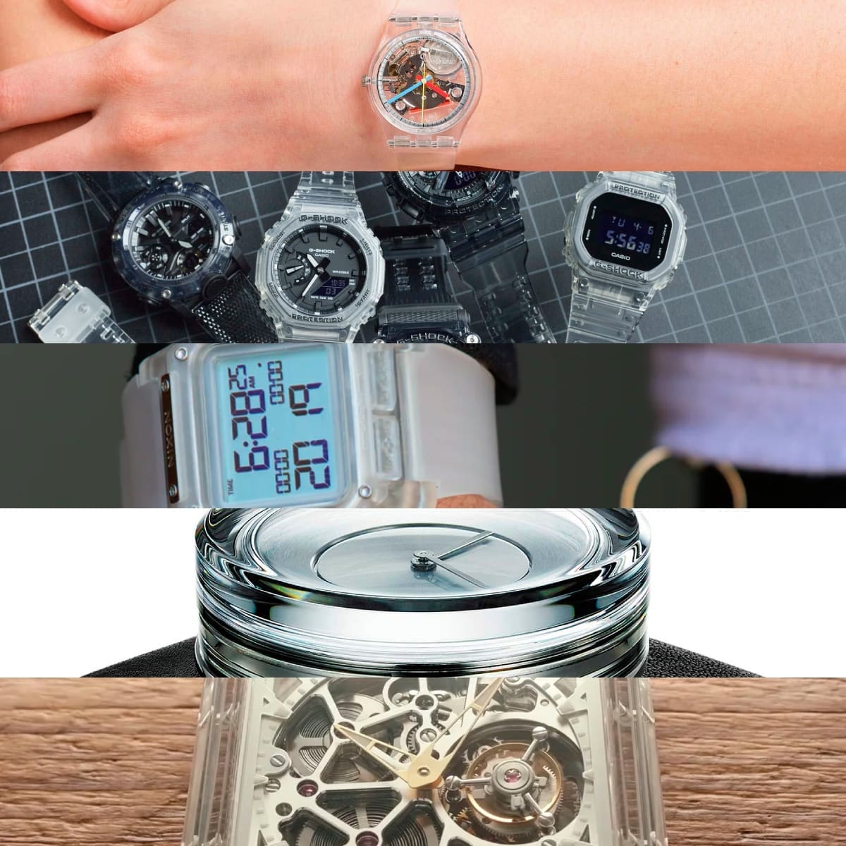 The top 5 affordable transparent watches
