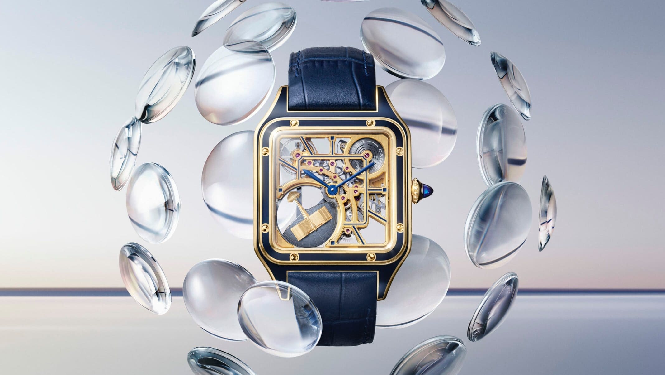 The new Cartier Santos Dumont Skeleton watches are the ultimate technical and aesthetic tribute to their namesake