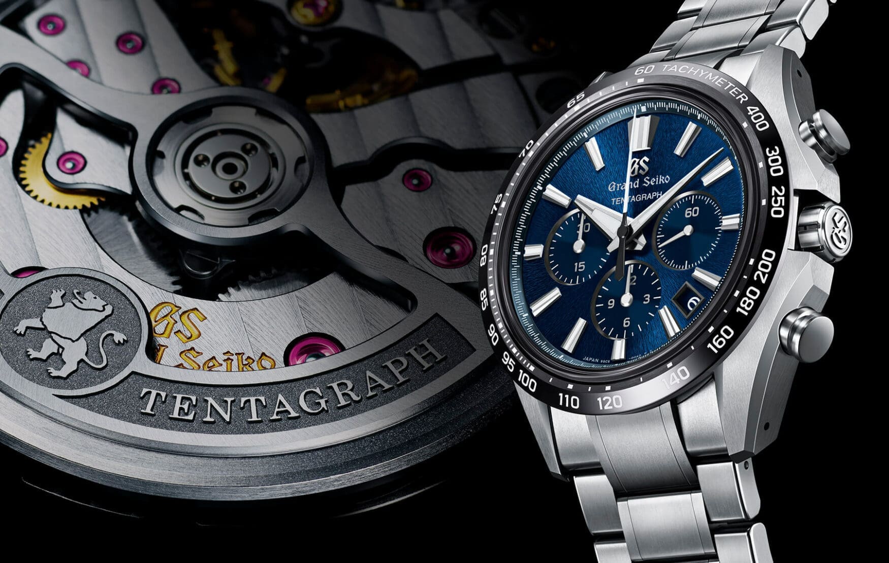 The Grand Seiko Tentagraph SLGC001 – the first fully mechanical chronograph movement from GS