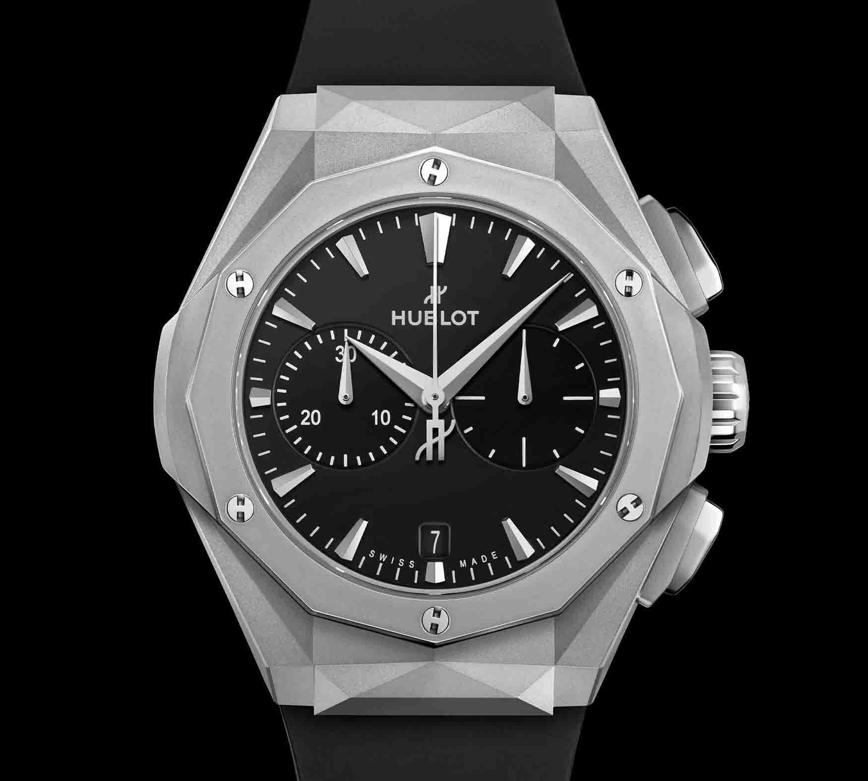 The Hublot Classic Fusion Chronograph Orlinski in multi-faceted micro ...