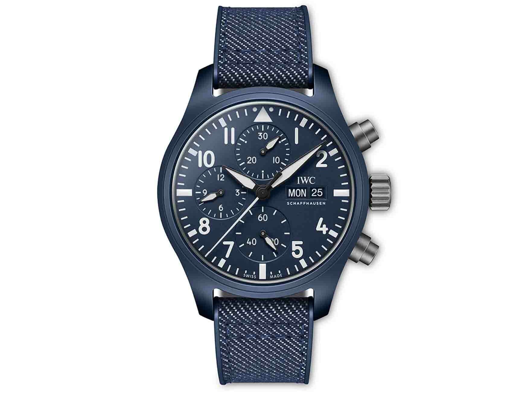 IWC Pilot's Watch Chronograph 41 blue dial