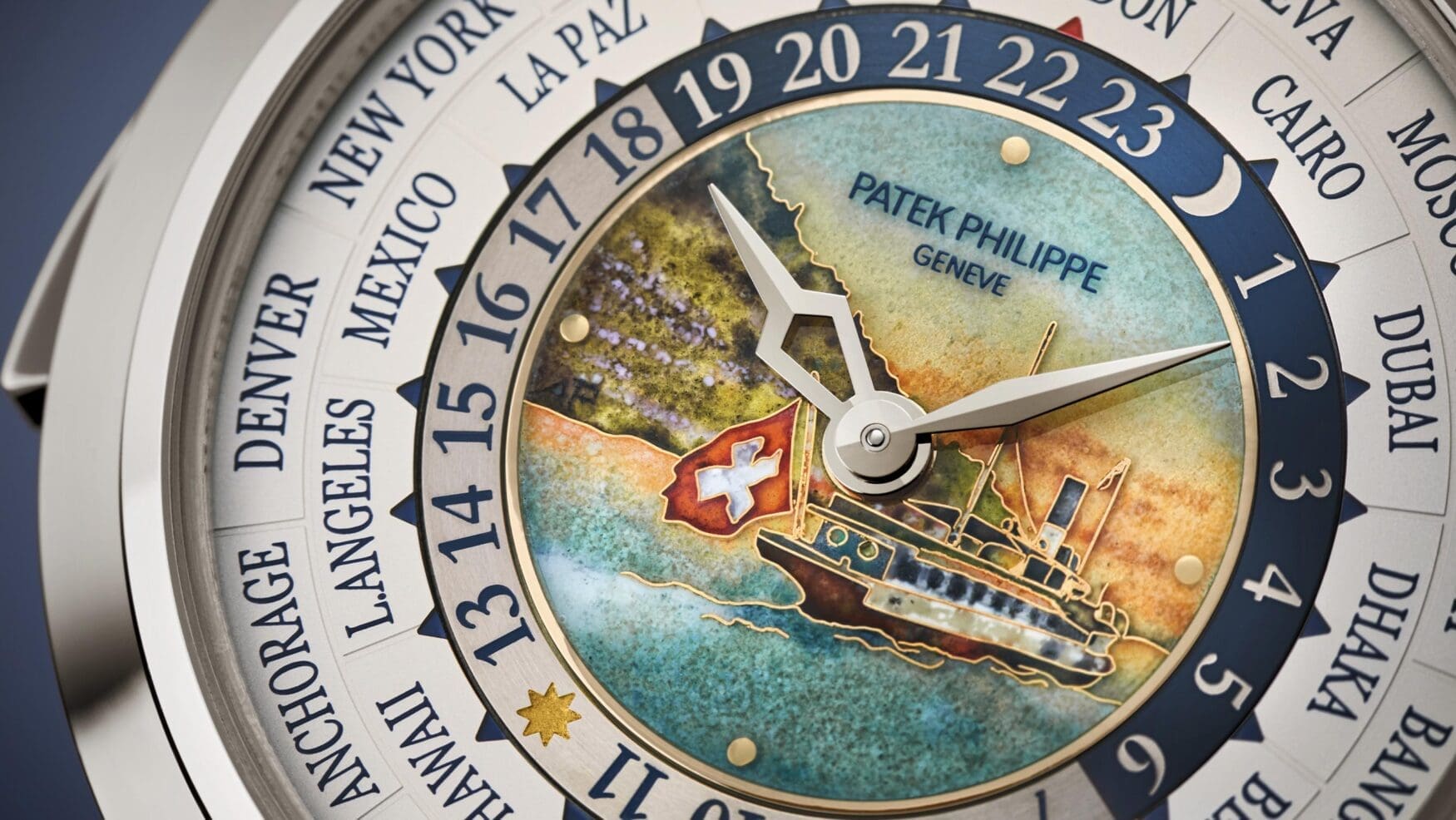 Cloisonné mastery of the Patek Philippe 5531G Grand Complications