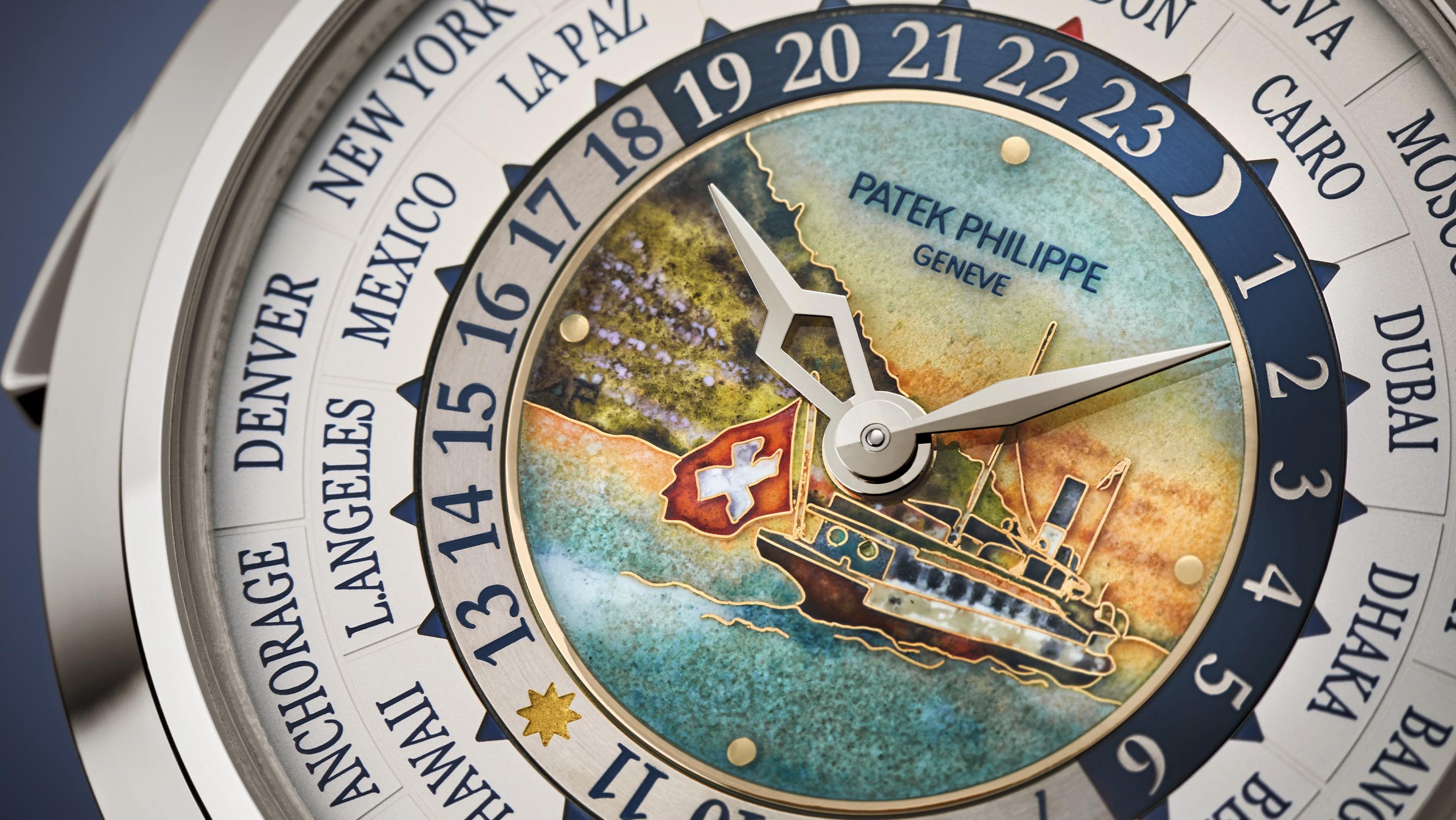 Cloisonné mastery of the Patek Philippe 5531G Grand Complications