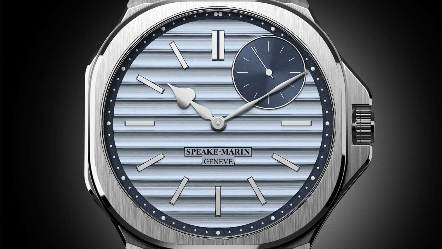 The Speake-Marin Ripples Blue Jeans exudes casual elegance